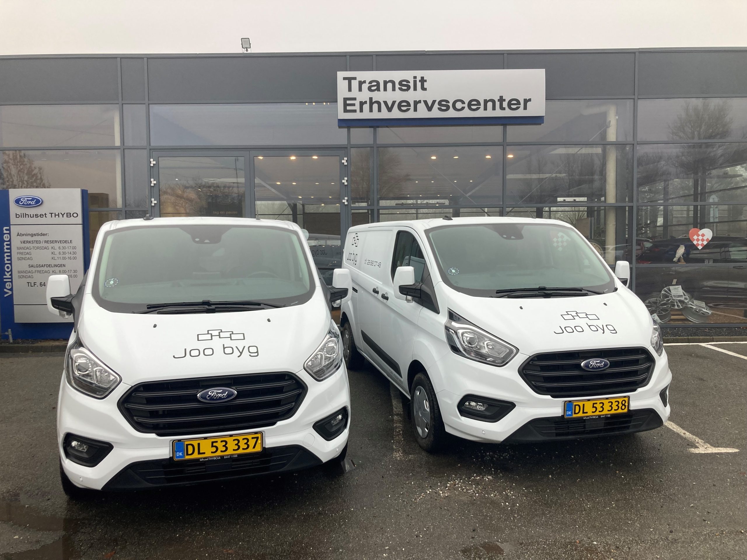 Joo Byg levering to stk custom